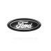 Емблема решітки радіатора Ford Focus 2011- чорна/хром
