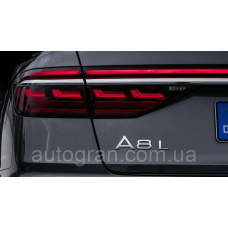 Емблема напис багажника Audi А8L