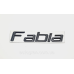 Емблема напис багажника Skoda Fabia чорний