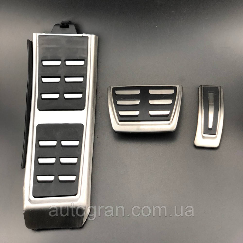 Накладки на педалі Audi A4 B8, A6 C7, Q5, Q3, A5, A7, A8 автомат Накладки на педалі Audi A4 B8, A6 C7, Q5, Q3, A5, A7, A8 автомат