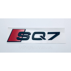 Емблема на кузов Audi SQ7 чорна