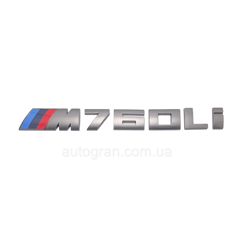 Емблема напис багажника BMW M760Li графіт