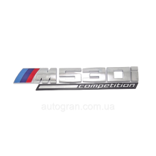 Емблема напис багажника BMW M530i competition