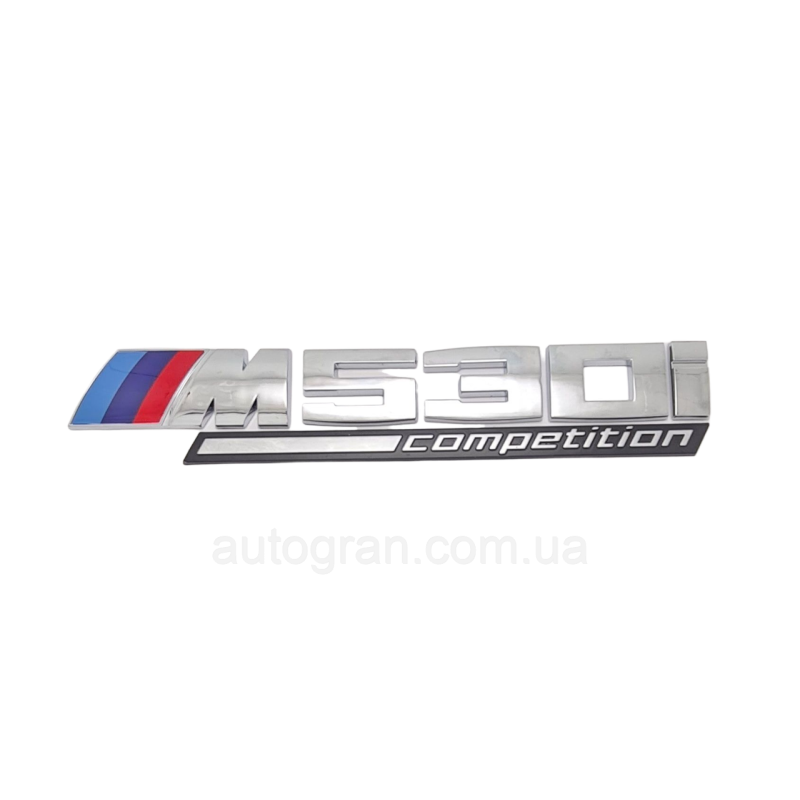 Емблема напис багажника BMW M530i competition