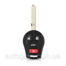 Корпус ключа Nissan Juke Qashqai X-trail 3+1 кнопки