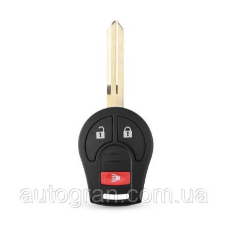 Корпус ключа Nissan Juke Qashqai X-trail 2+1 panic кнопки