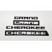 Емблема напис JEEP Grand Cherokee новий тип