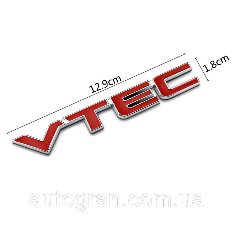 Емблема кузова Honda VTEC Емблема кузова Honda VTEC