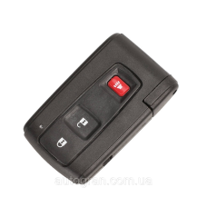 Корпус смарт ключа Toyota Avalon Camry Prius Highlander 3 кнопки