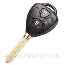 Корпус ключа Toyota Corolla Verso Venza Sienna Avensis 3 кнопки