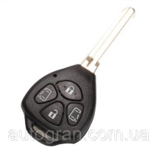 Корпус ключа Toyota Corolla Verso Venza Sienna Avensis 4 кнопки