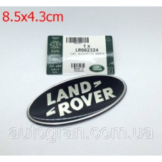 Емблема решітки радіатора та багажника Land Rover чорна