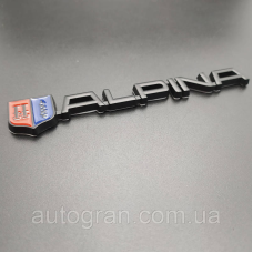 Емблема кузова BMW Alpina чорна