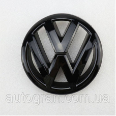 Емблема решітки радіатора VW Volkswagen Jetta 2011-2015 5C6853601ULM чорний глянець