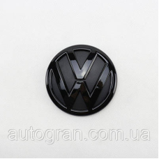 Емблема багажника Volkswagen Jetta 2011-, Polo 2010-2019 5C6853630 ULM чорний глянець