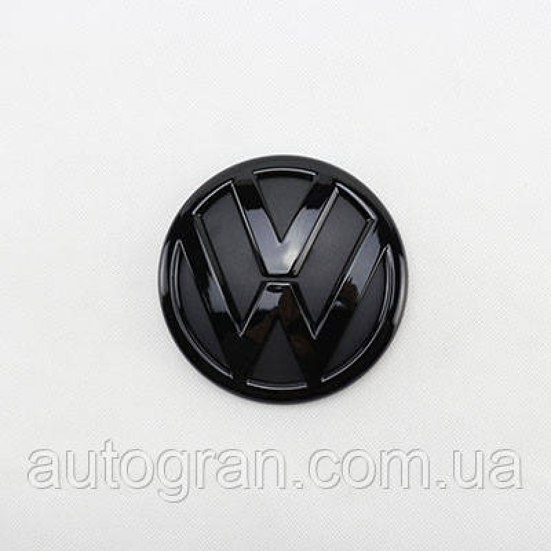 Емблема багажника Volkswagen Jetta 2011-, Polo 2010-2019 5C6853630 ULM чорний глянець