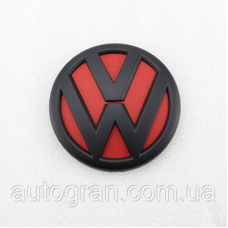 Емблема багажника Volkswagen Jetta 2011-, Polo 2010-2019 5C6853630 ULM чорно-червона