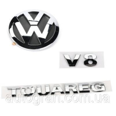 Комплект емблем багажника Volkswagen Touareg 2003-2010 V8