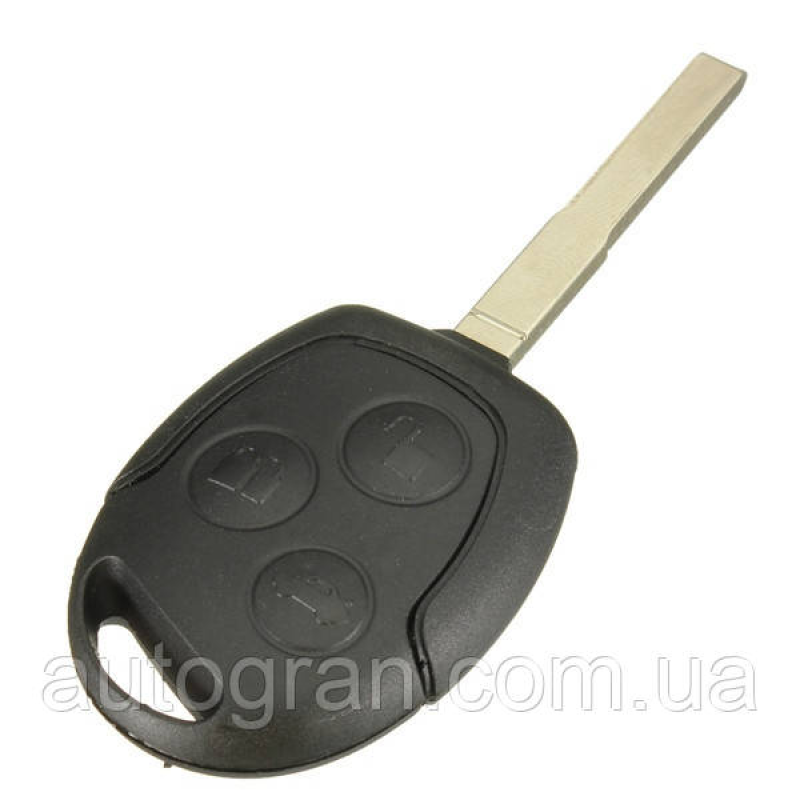Корпус ключа, Ford Fiesta, Fusion, Focus, Mondeo лезо HU101