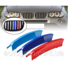 Накладка решітки радіатора BMW X3 E83 2007-2010 М-стиль