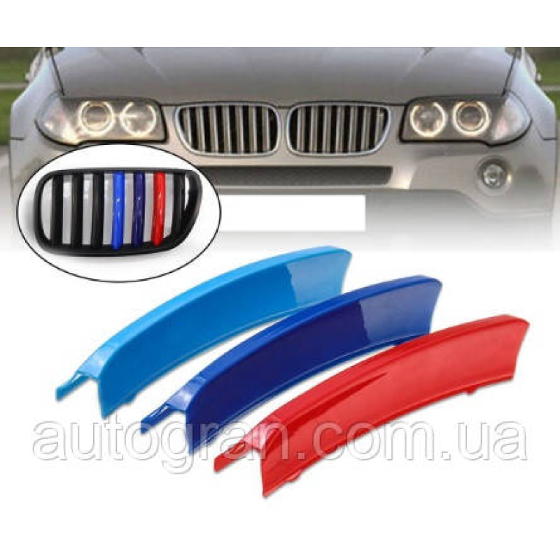 Накладка решітки радіатора BMW X3 E83 2007-2010 М-стиль