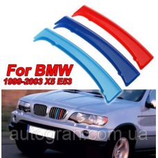 Накладка решітки радіатора BMW X5 E53 1999-2003 дорестайл М-стиль