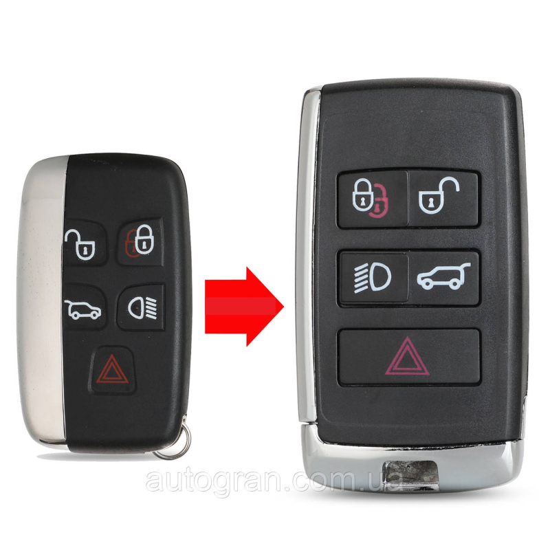 Корпус смарт ключа Land Rover Range Rover Evoque Discovery Freelander Evoque Корпус смарт ключа Land Rover Range Rover Evoque Discovery Freelander Evoque