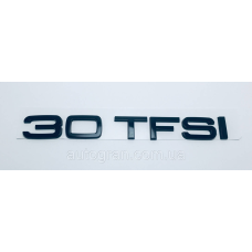 Емблема напис багажника Audi 30 TFSI чорний
