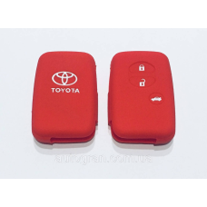 Силіконовий чохол на смарт ключ Toyota тип1 червоний