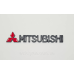Емблема напис багажника Mitsubishi тип 2 чорна Емблема напис багажника Mitsubishi тип 2 чорна