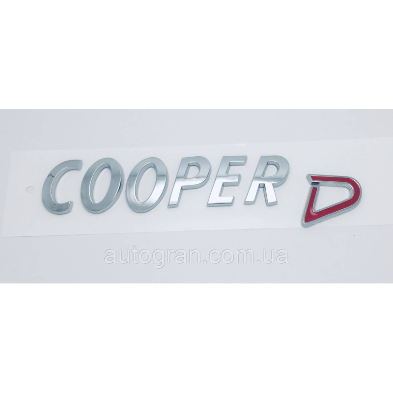Емблема напис багажника Mini Copper D