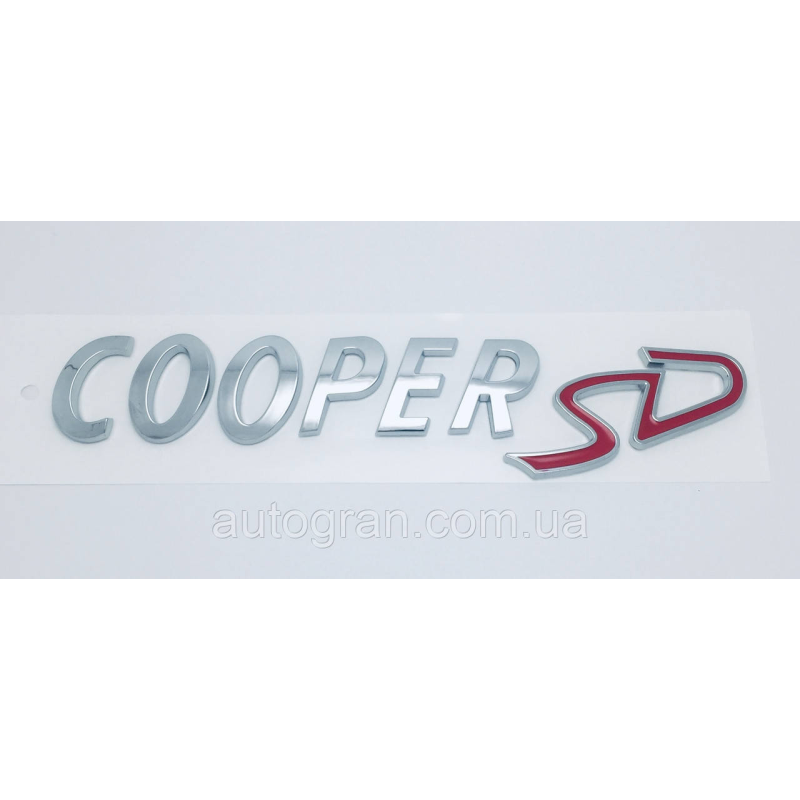Емблема напис багажника Mini Copper SD