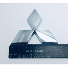 Емблема решітки радіатора та кришки багажника Mitsubishi 9.5 см плоска