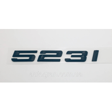 Емблема напис багажника BMW 523i чорний