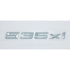 Емблема напис багажника BMW 535xi