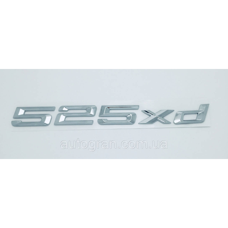 Емблема напис багажника BMW 525xd