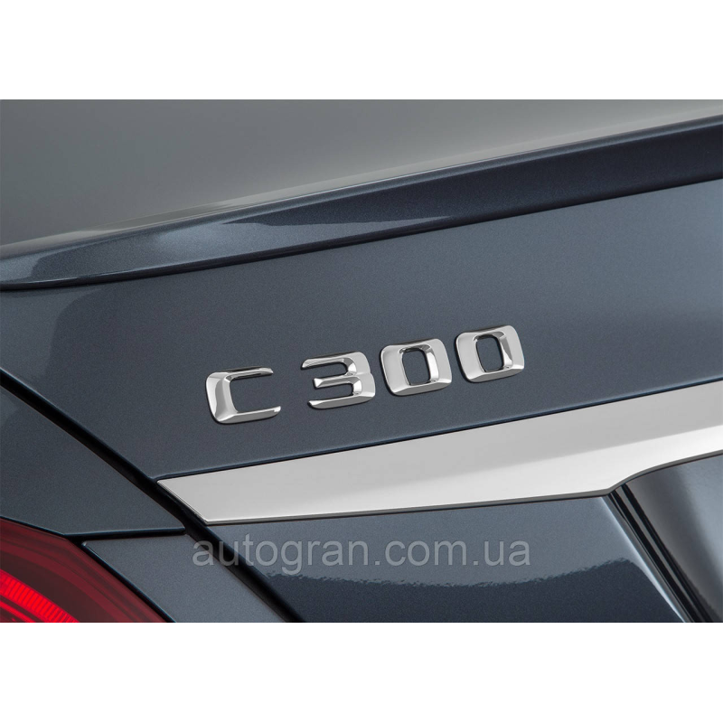 Емблема напис багажника Mercedes C300