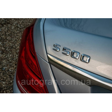 Емблема напис багажника Mercedes S500 тип1