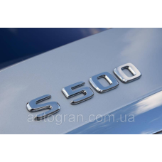 Емблема напис багажника Mercedes S500 тип2