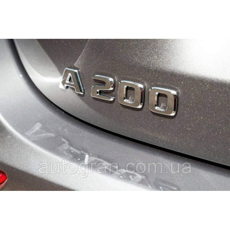 Емблема напис багажника Mercedes A200 тип2 Емблема напис багажника Mercedes A200 тип2