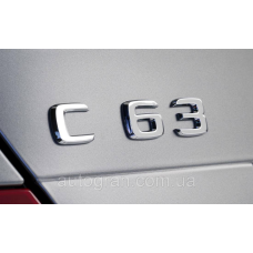 Емблема напис багажника Mercedes C63
