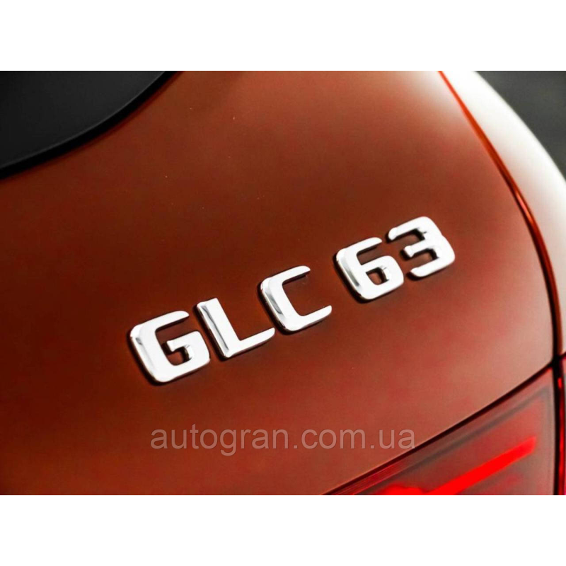 Емблема напис багажника Mercedes GLC63