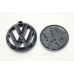Емблема решітки та багажника VW Volkswagen Polo 2009-2014 чорний глянець