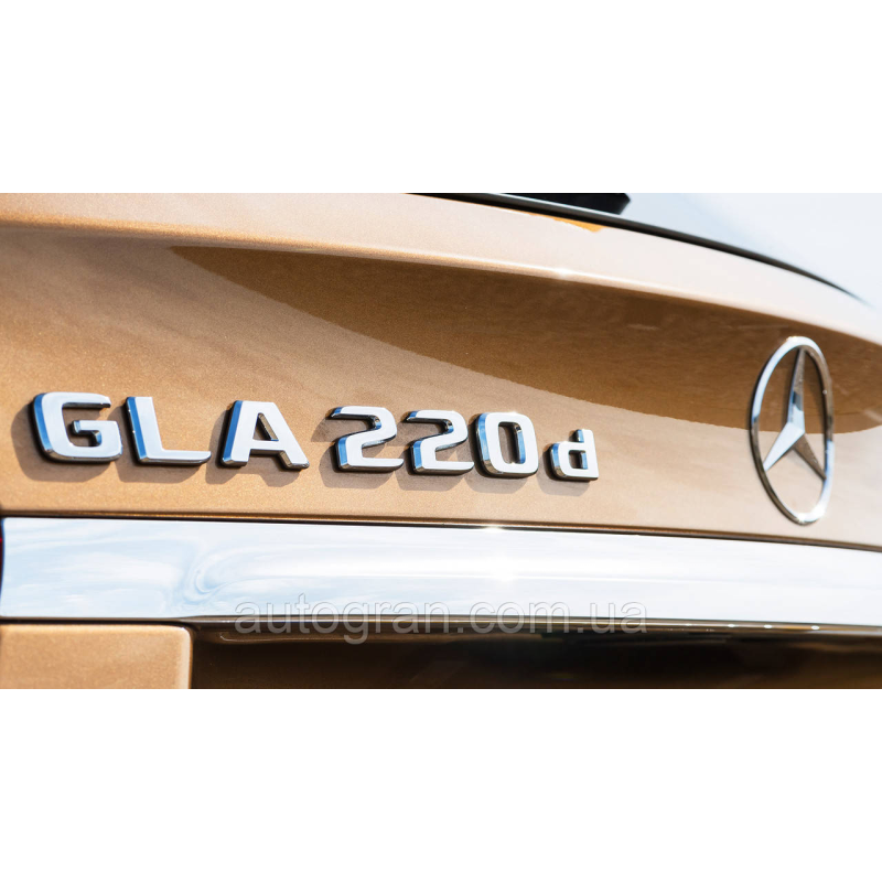 Емблема напис багажника Mercedes GLA220d