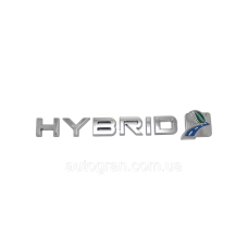 Емблема напис Hybrid для Ford Focus Fusion Mondeo Kuga Escape C-max велика