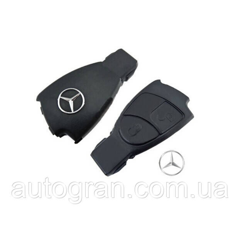 Корпус смарт ключа Mercedes рибка 2 кнопки Корпус смарт ключа Mercedes рибка 2 кнопки