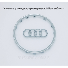 Емблема керма Audi A6 C7 A4 B9 A1 A3 8V S3 A5 S5 A7 Q3 Q5