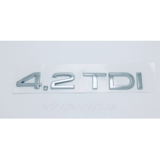 Емблема напис багажника Audi 4.2TDI