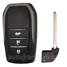 Корпус смарт ключа Toyota Avensis Auris CHR Corolla Camry Land Cruiser Highlander 3 кнопки