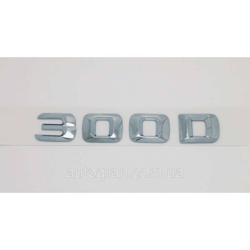 Емблема напис багажника Mercedes 300D Емблема напис багажника Mercedes 300D